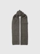 Selected Femme slflulu woolblend narrow knit scarf 16099651 medium gre...