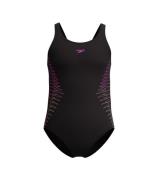 Speedo eco placem muscleb bla/ora wedstrijd badpak meisjes -