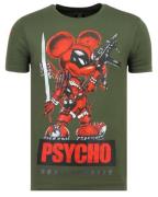 Local Fanatic Psycho mouse party t-shirt