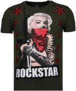 Local Fanatic Marilyn rockstar rhinestone t-shirt