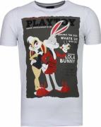 Local Fanatic Playtoy bunny rhinestone t-shirt