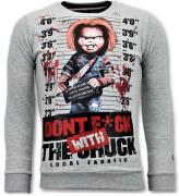 Local Fanatic Trui bloody chucky angry print