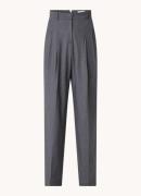 The Frankie Shop Gelso high waist straight fit pantalon in wolblend