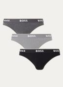 HUGO BOSS Slip met logoband in 3-pack