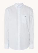 Gant Regular fit overhemd met ruitdessin en logoborduring