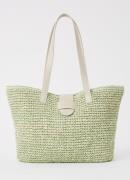 L.K.Bennett Tara shopper van raffia