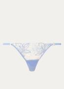 Bluebella Lilly tanga van mesh met borduring