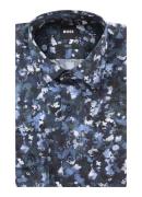 HUGO BOSS Hank slim fit overhemd met bloemenprint