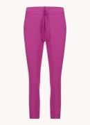 Studio Anneloes Billy mid waist slim fit cropped broek met trekkoord