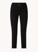 MAC Jeans Dream mid waist slim fit cropped jeans met ritsdetail