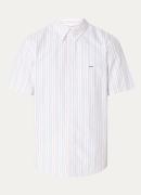 Levi's Authentic regular fit overhemd met streepprint en logoborduring