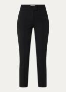 L.K.Bennett Esen high waist straight fit cropped pantalon met opgestik...