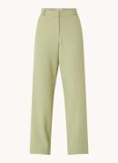 Essentiel Antwerp Farma high waist wide fit pantalon met structuur