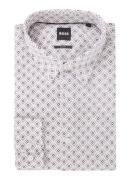 HUGO BOSS Roan slim fit overhemd met print