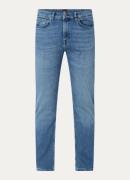 HUGO BOSS Delaware slim fit jeans met lichte wassing