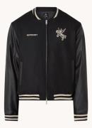 Represent Bellerophon baseball jack in wolblend met borduring