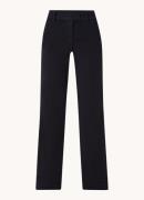 River Woods Mid waist straight fit pantalon met steekzakken