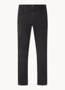 HUGO BOSS H-Delaware slim fit broek van wol met steekzakken