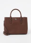 Ralph Lauren Marcy handtas van leer met logo