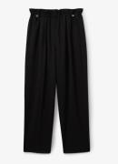 Reiss Essie mid waist tapered fit broek met trekkoord