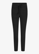 Studio Anneloes Startup high waist slim fit cropped broek met trekkoor...