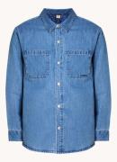 Levi's Bryant reversible overshirt van denim met borstzakken