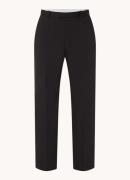 Sandro Loose fit pantalon van wol met persplooi