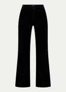 River Woods High waist flared broek van corduroy met steekzakken