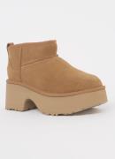 UGG Classic Ultra Mini New Heights enkellaarsje van suède