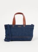 Levi's Heritage handtas van denim met afneembare schouderriem