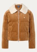 Ralph Lauren Jack van corduroy met teddy voering en logoborduring