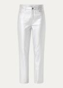 Dante 6 Axelle straight fit cropped chino glanzende finish