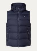 Gant Gewatteerde bodywarmer met afneembare capuchon