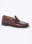 L.K.Bennett Solo loafer van leer met lakfinish