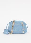 Liu Jo Crossbodytas van denim met quilt patroon