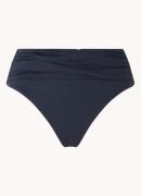 Seafolly Collective high waisted bikinislip met plooidetail