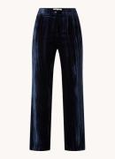 Gerard Darel Noria high waist bootcut fit pantalon van fluweel