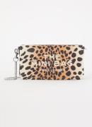 Marc Jacobs The Mini Cheetah crossbodytas van leer met afneembare scho...