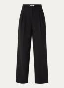 Co'Couture Vola high waist wide fit pantalon met stretch