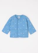 Petit Bateau Baudrey gewatteerd jack van biologisch katoen
