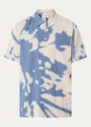 OLAF Abstract Dandelion regular fit overhemd met dip-dye dessin