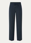 OPUS Melane French high waist straight fit pantalon met steekzakken