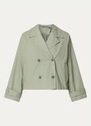 Selected Femme Cilo double-breasted trenchcoat met steekzakken