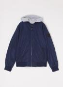 Retour Jeans Ruben gewatteerd bomberjack met afneembare capuchon