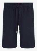 Tommy Hilfiger Harlem straight fit korte broek in linnenblend