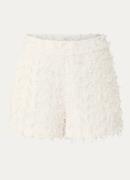 Dante 6 Yubi high waist regular fit korte broek met structuur