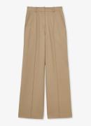 Reiss Elyn high waist wide fit pantalon met steekzakken