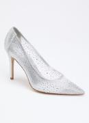 Dune London Brightest pump van mesh met strass