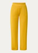 Expresso High waist loose fit pantalon van jersey met steekzakken