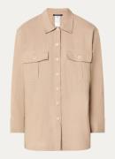 Pennyblack Frisco blouse van linnen met klepzakken